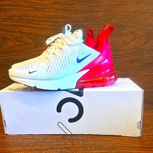 Nike Air Max 270 Cream and Red